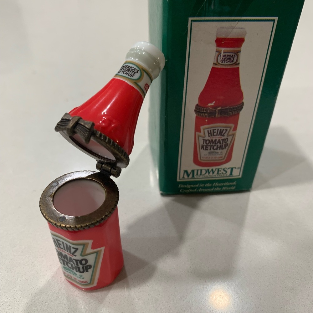 Heinz Tomato Ketchup Miniature Collectible - hinged box - Picture 2 of 3